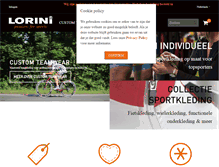 Tablet Screenshot of lorini-sports.com